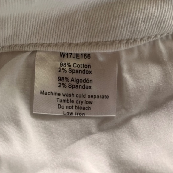 NWOT RED Jeans NYC White Skinny Jeans - Picture 12 of 12
